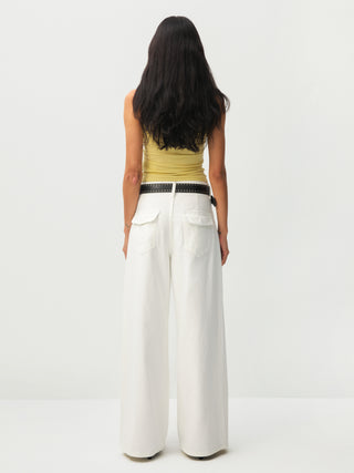 CUBIC Minimalist Wide-Leg Trousers