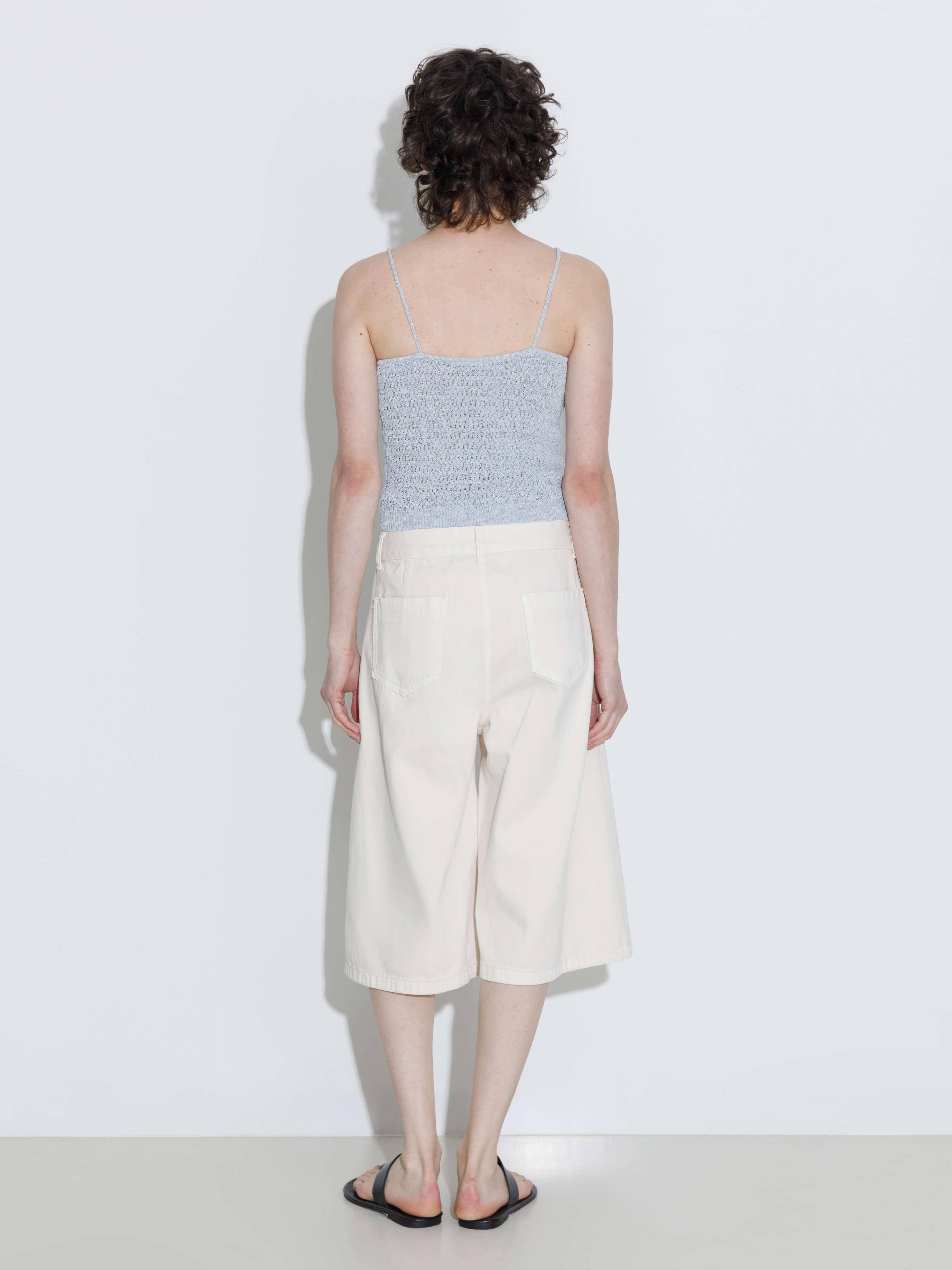 Thin Strap Ribbed Knit Vest-15