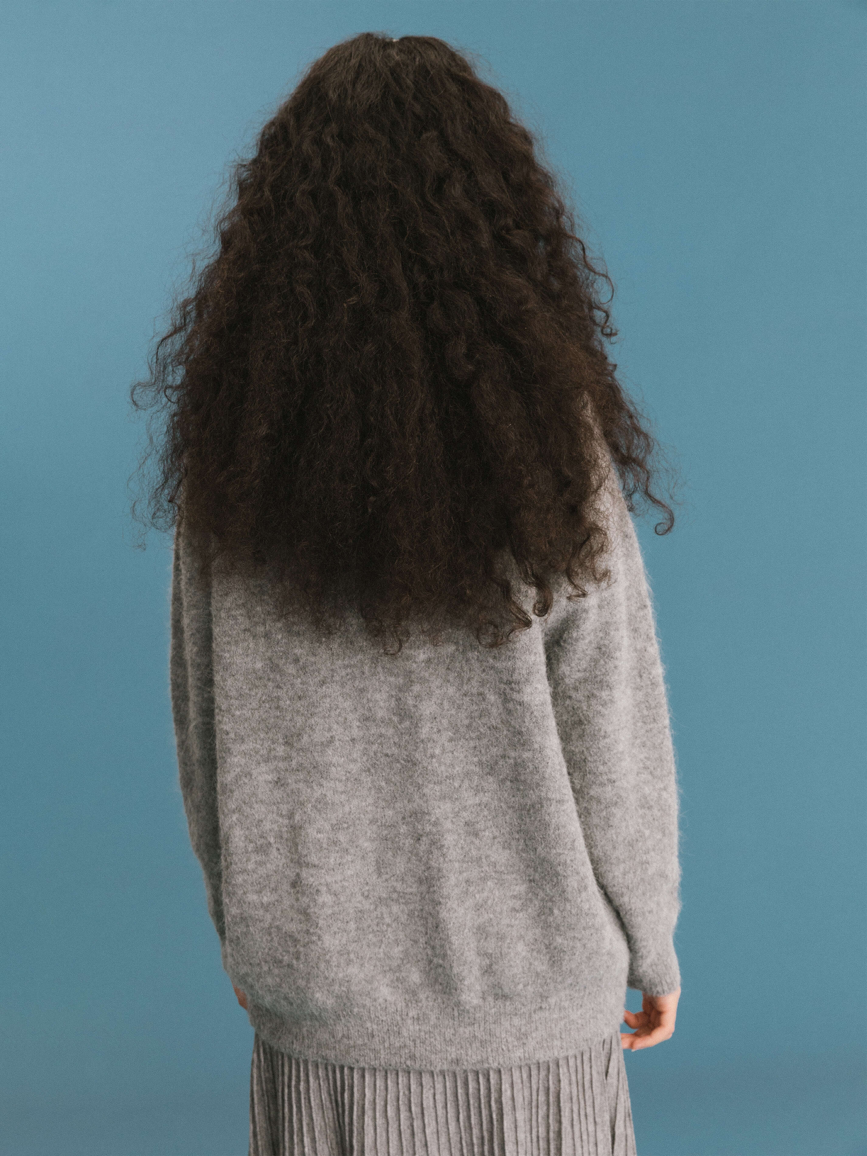 ONE BY CUBIC Brushed Alpaca Knitwear Jumper-14