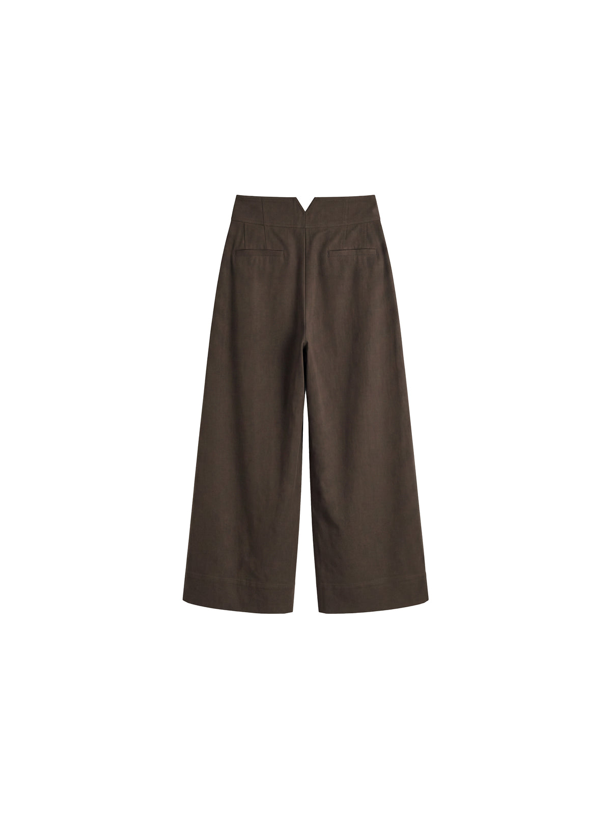 CUBIC Pleated Wide-Leg Trousers-12