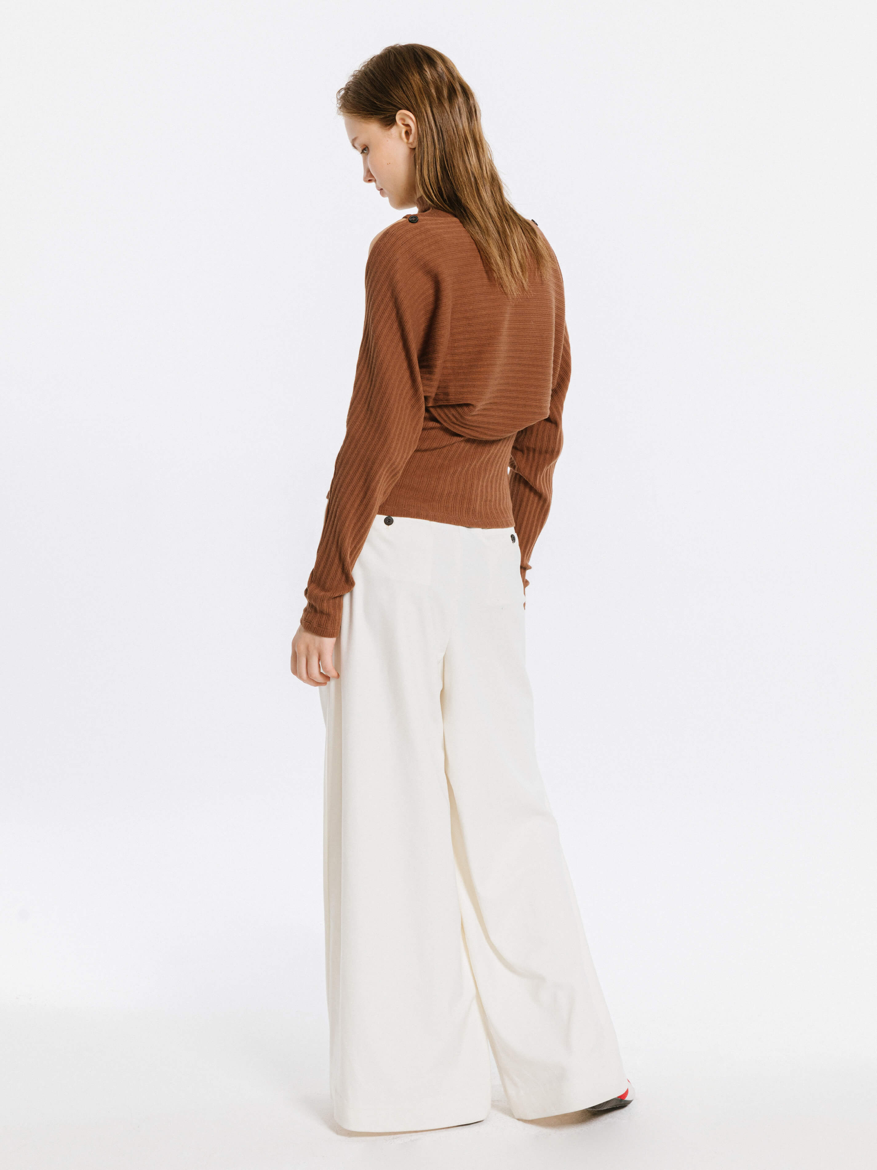 Detachable Knit Long Sleeve Top-12
