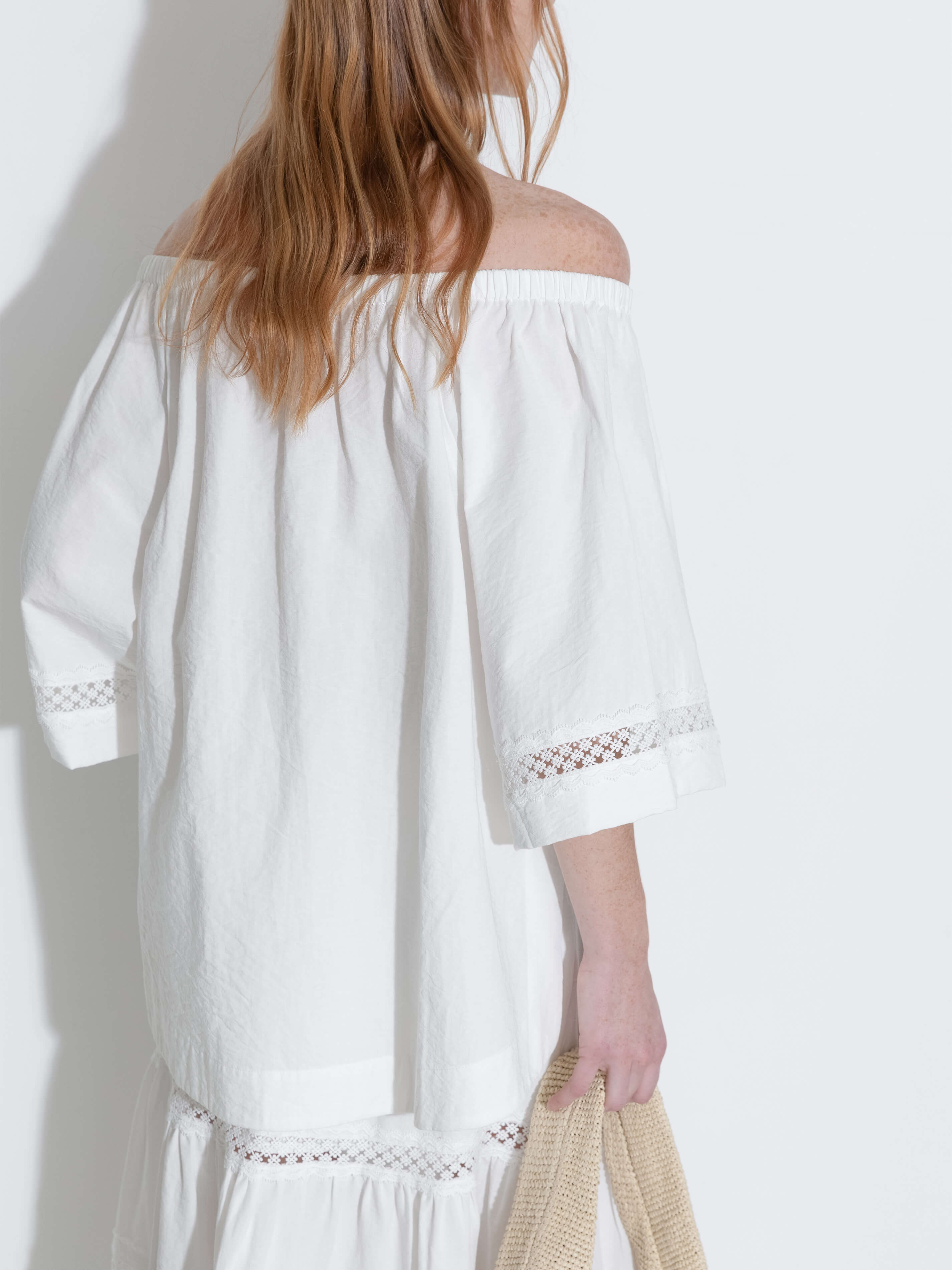 Off-Shoulder Short Sleeve Top-13