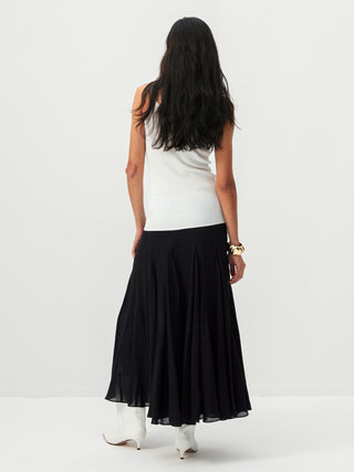 CUBIC Lyocell Flowy Midi Skirt