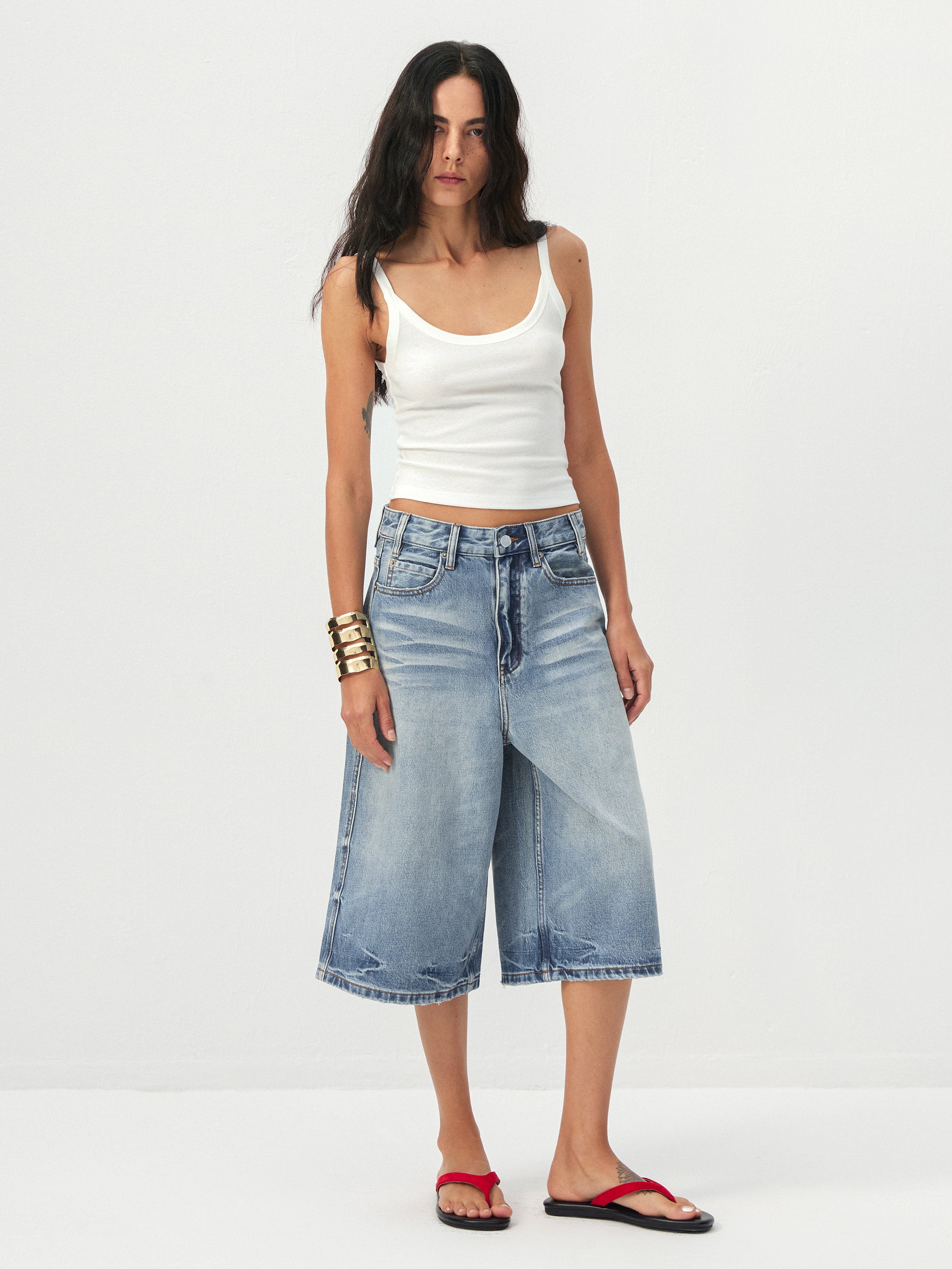 CUBIC Lyocell-Linen Blend Tank Top-12