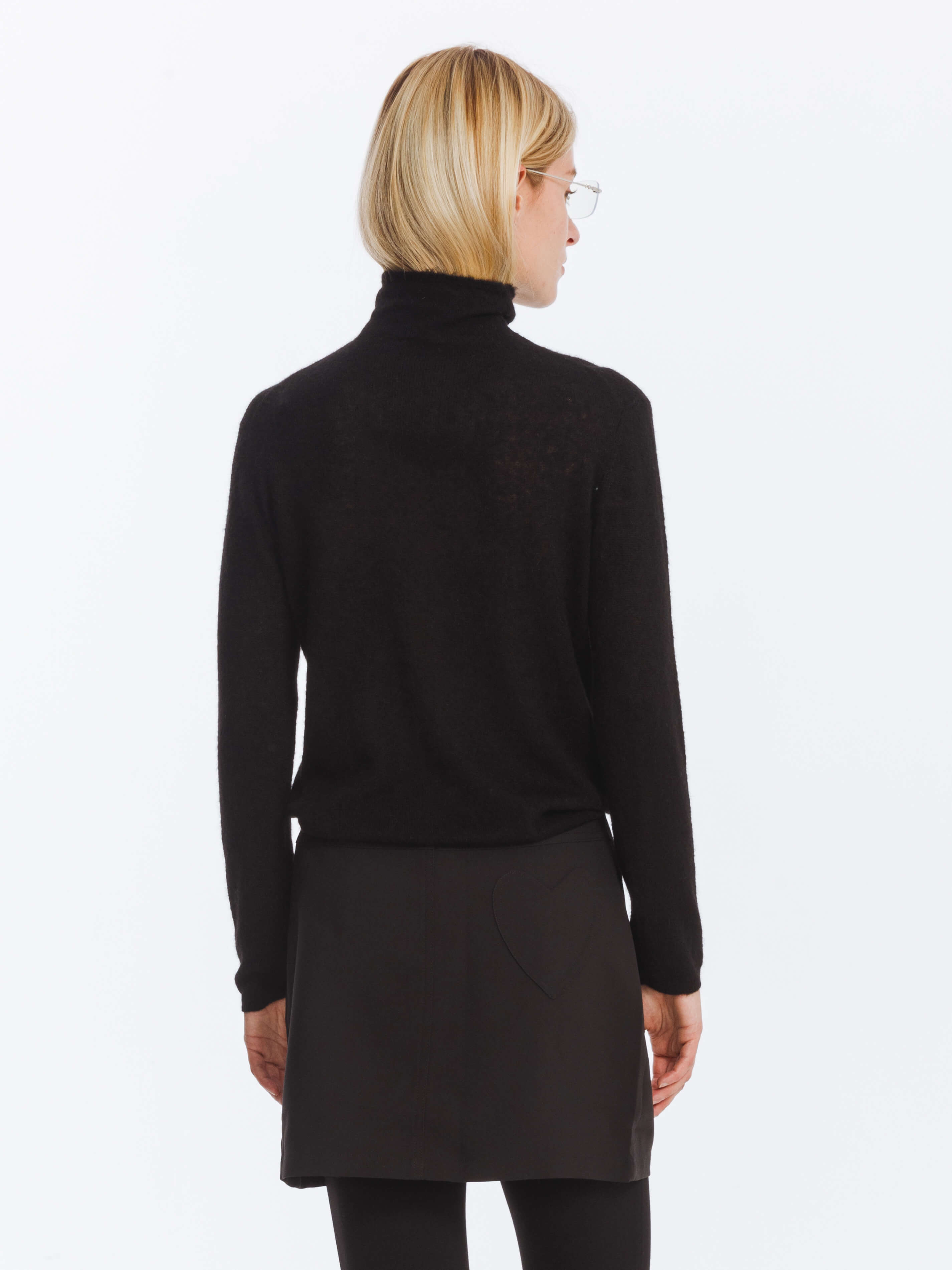 Thin Wool Long Sleeves Top-13