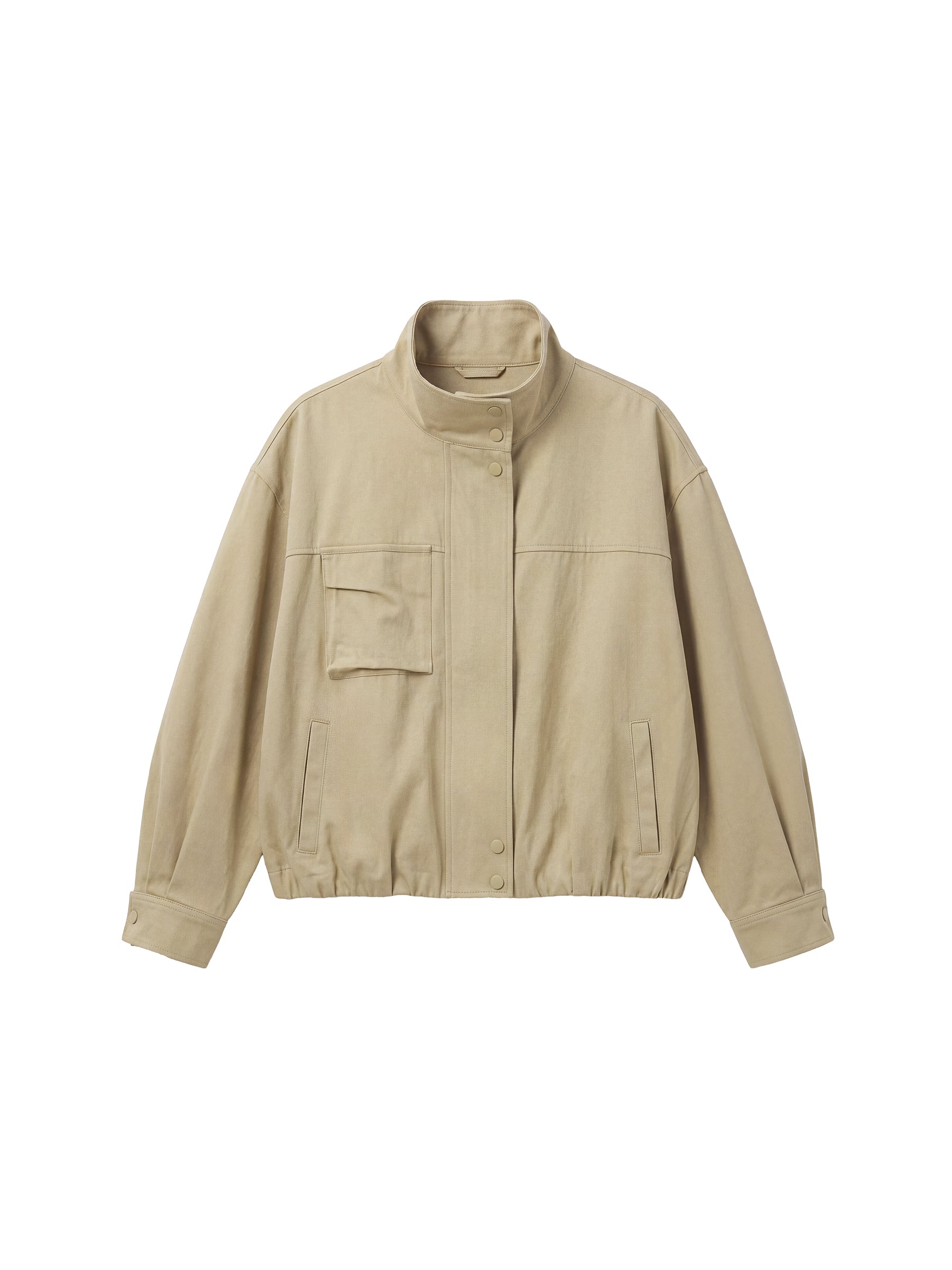 CUBIC Charcoal Cotton Utility Jacket-12