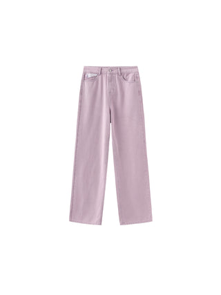 Asymmetric Pocket Classic Jeans