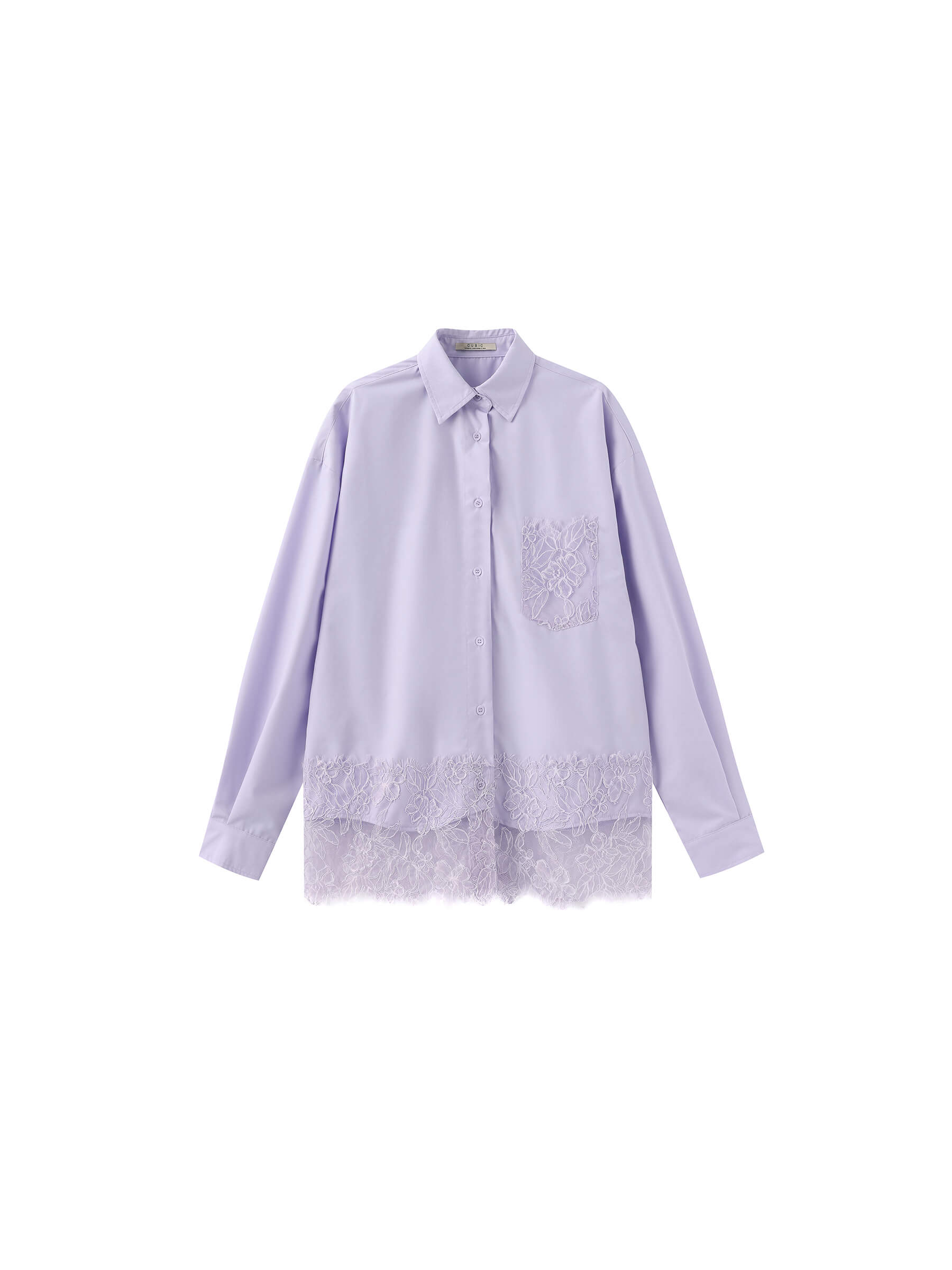 Lace Panel Shirt-18