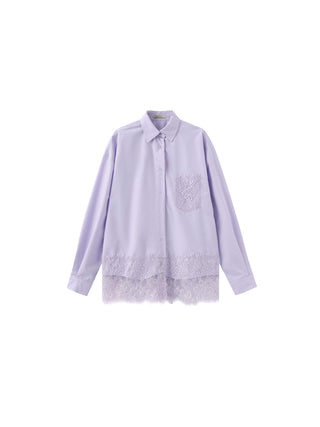 Lace Panel Shirt
