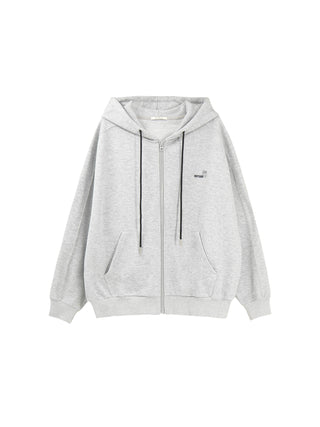 Boyfriend Zip Up Hoodie