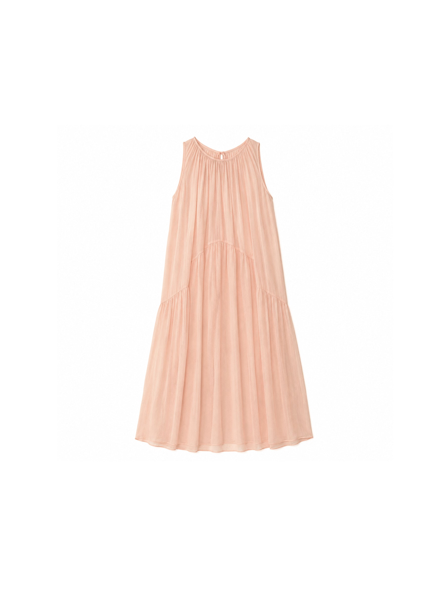 CUBIC Tiered Halter Neck Lyocell Midi Dress-13