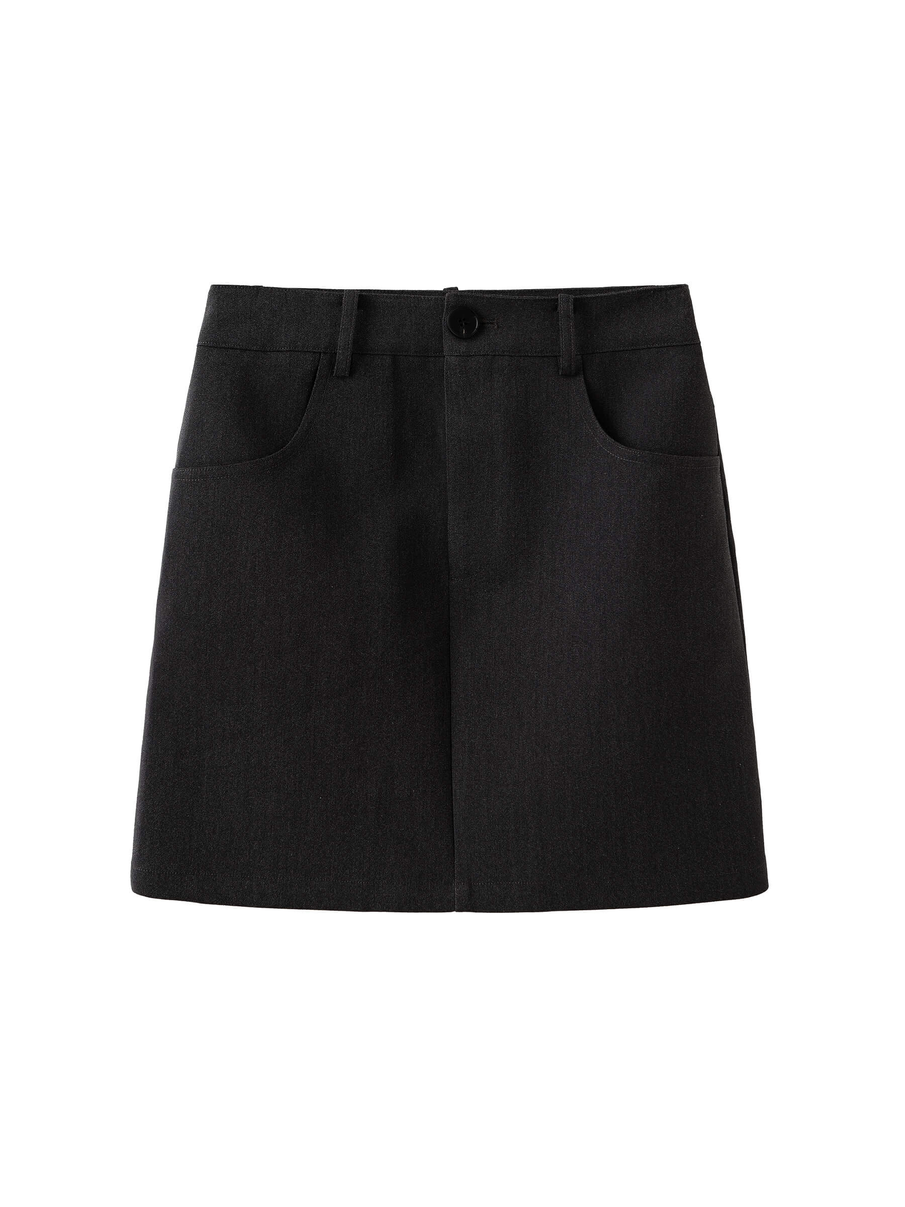 Heart Patch Tailored Mini Skirt-13
