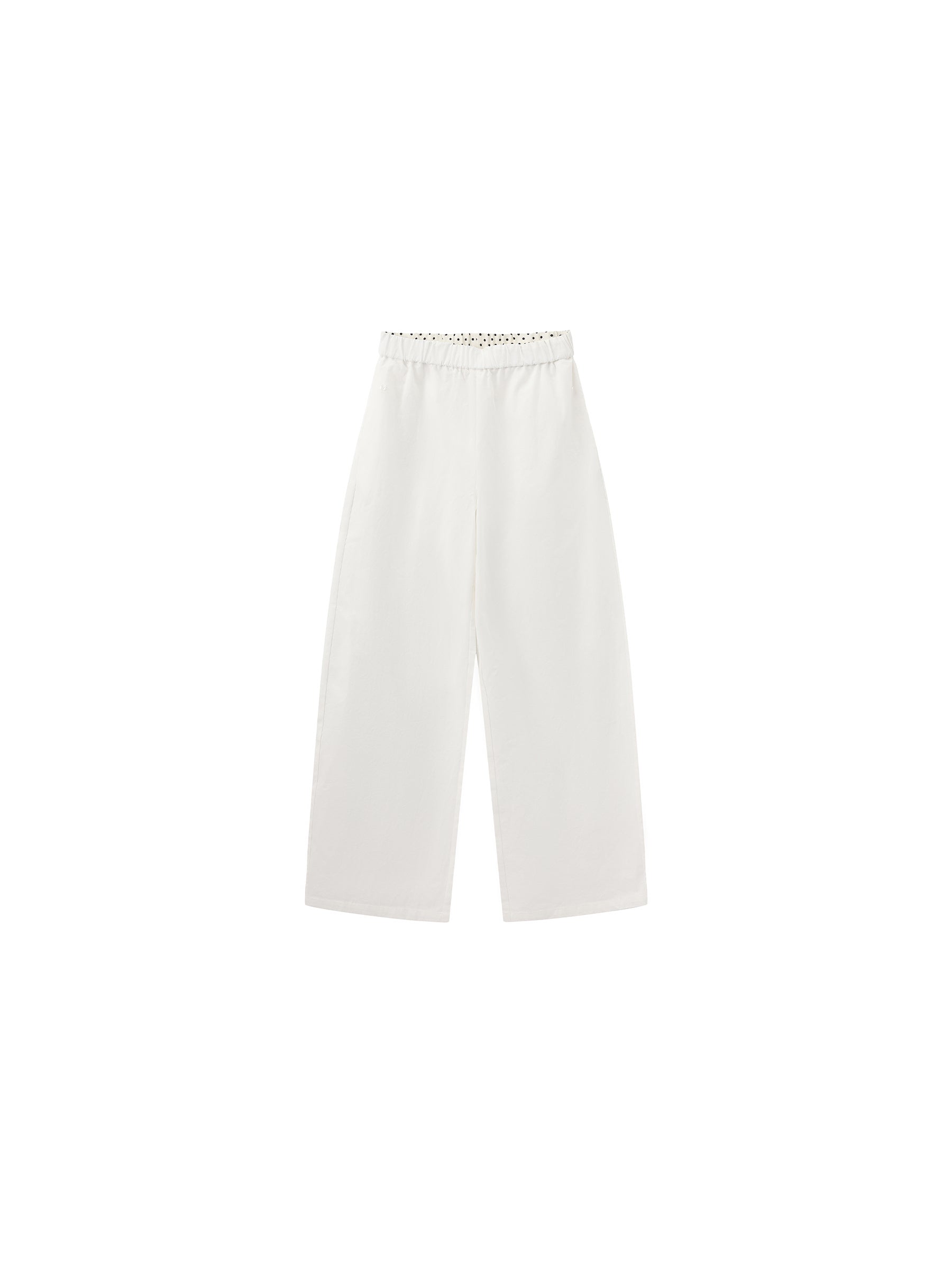 CUBIC Ruffled Waistband Two-Way Casual Pants-13