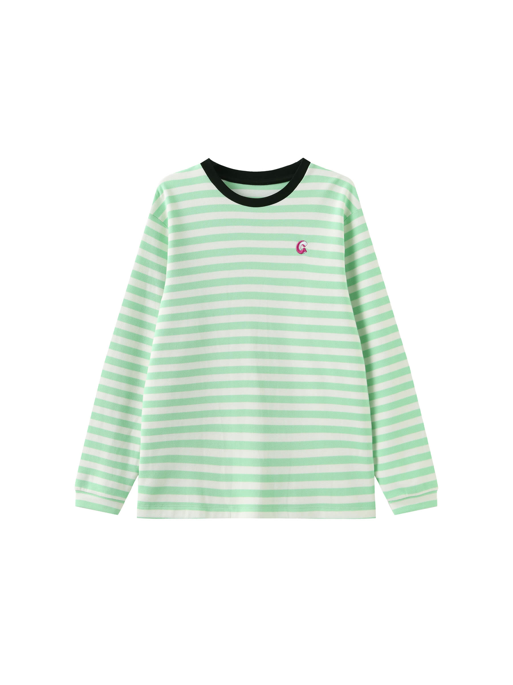 Oversized Striped Long Sleeve Top-13