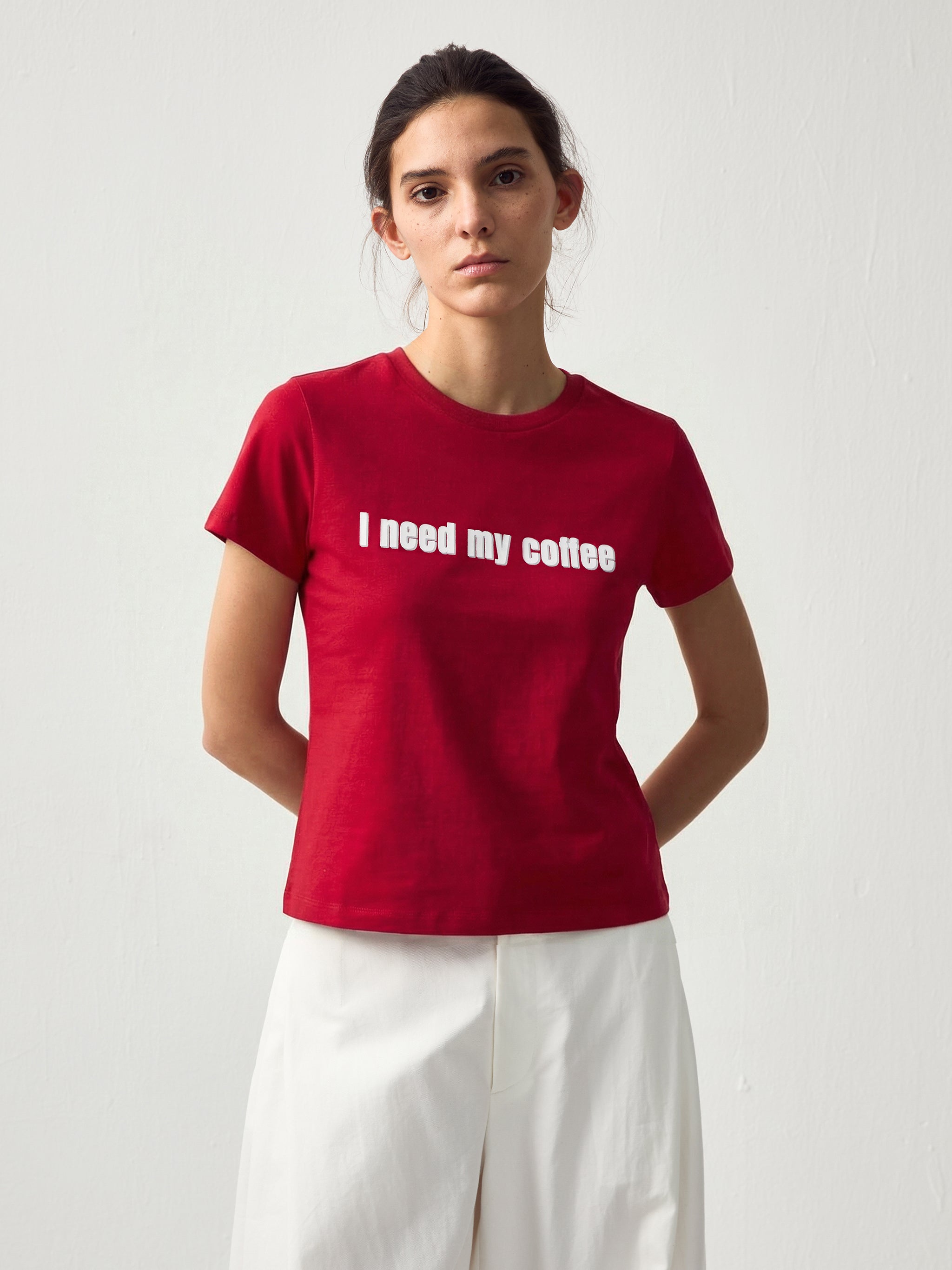 CUBIC 'I need my coffee' T-Shirt