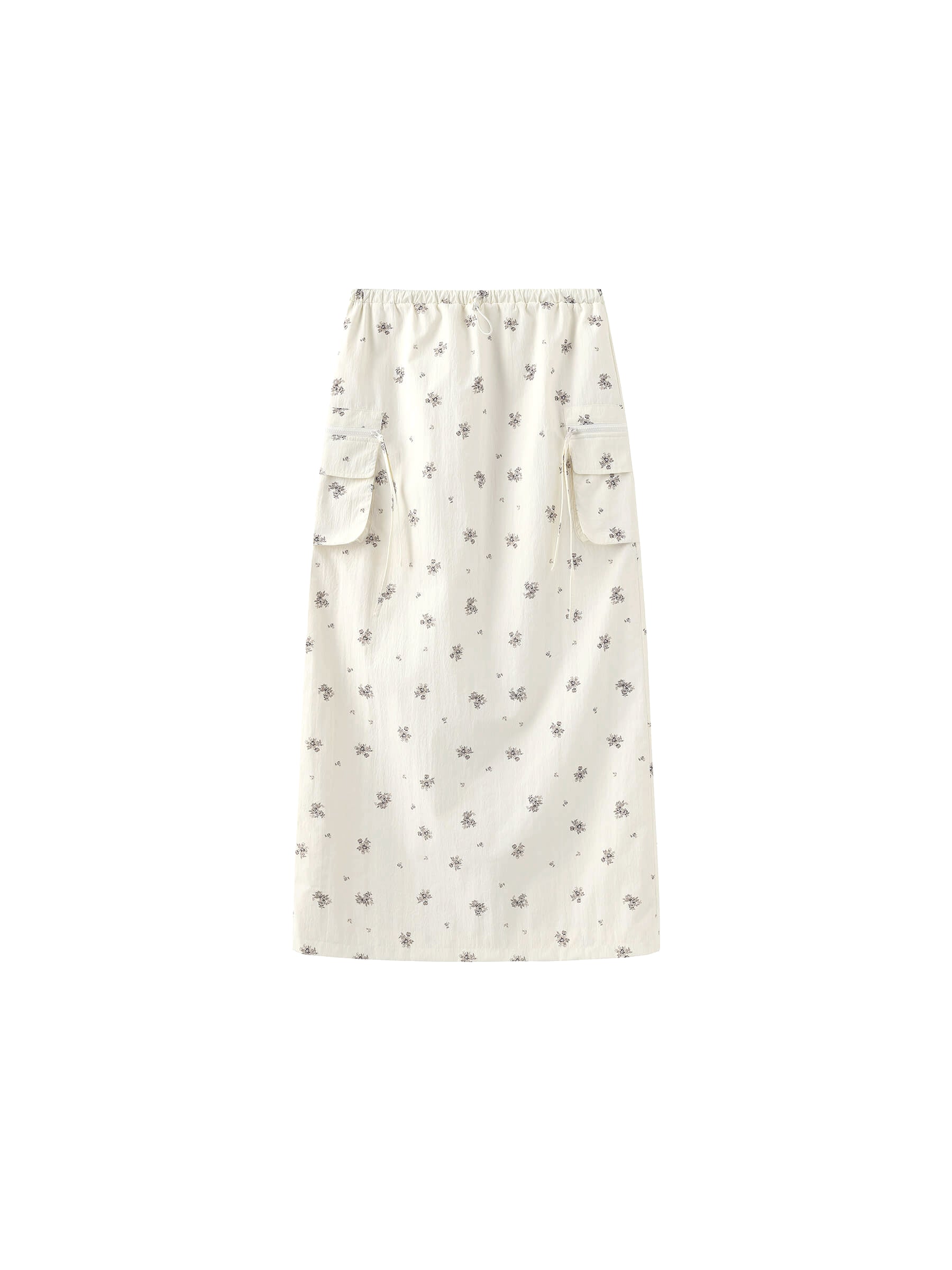 A-line Floral Skirt-13