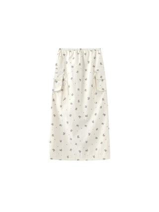 A-line Floral Skirt