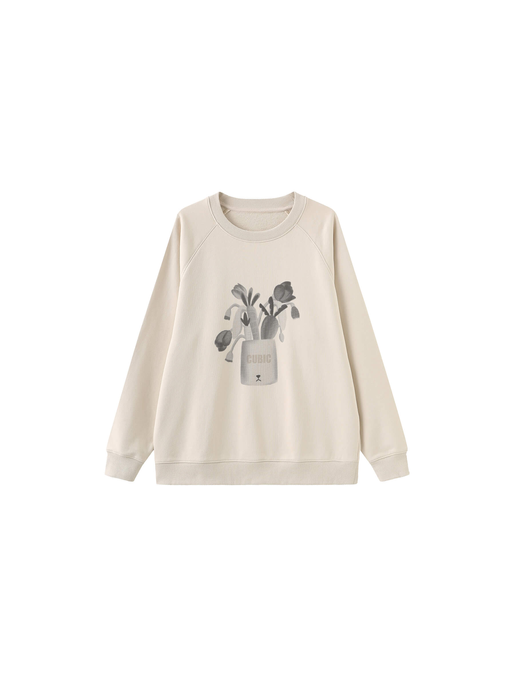 Round Neck Printed Sweatshirt-15