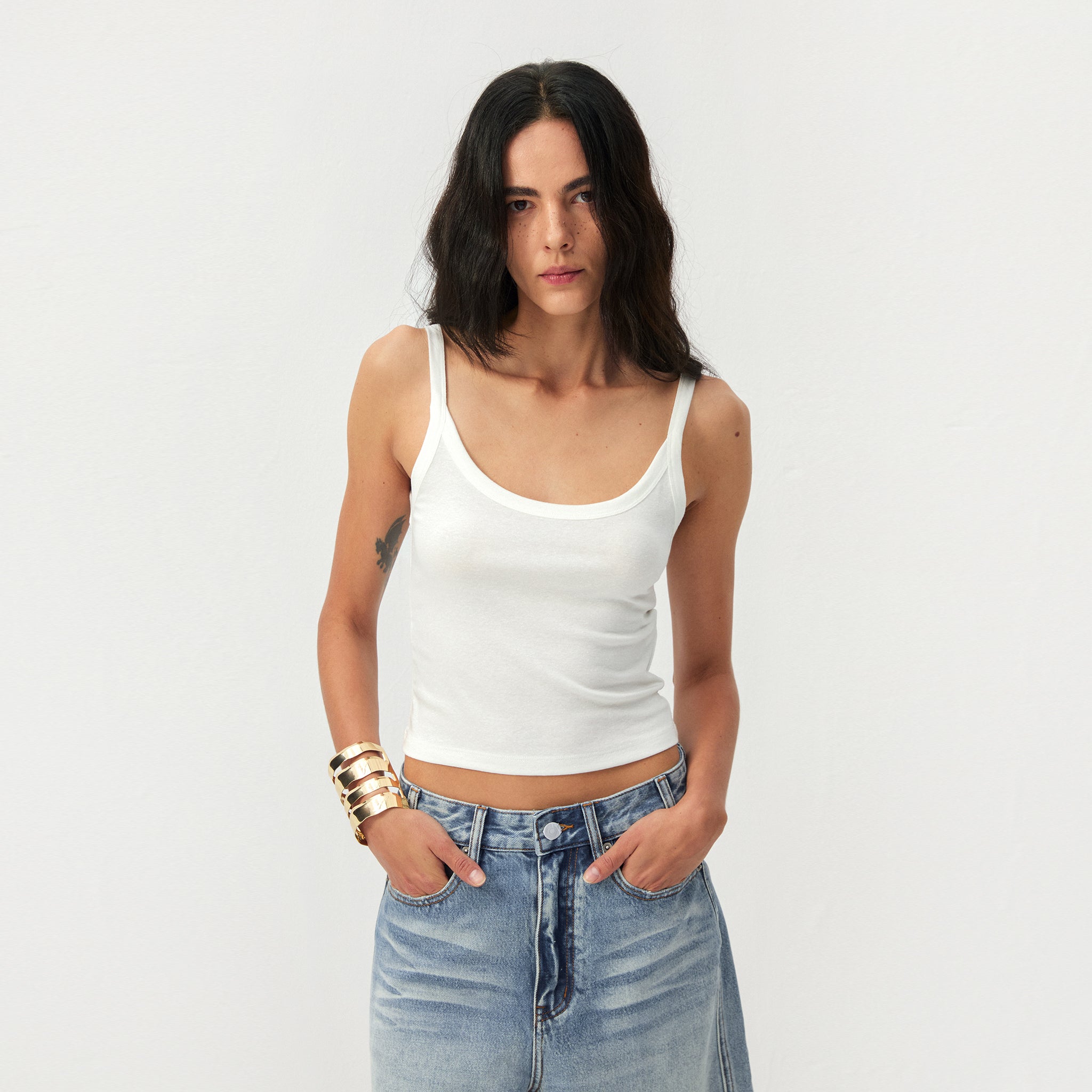 CUBIC Lyocell-Linen Blend Tank Top-13