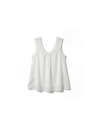 CUBIC Lace Trim Scoop Neck Sleeveless Top