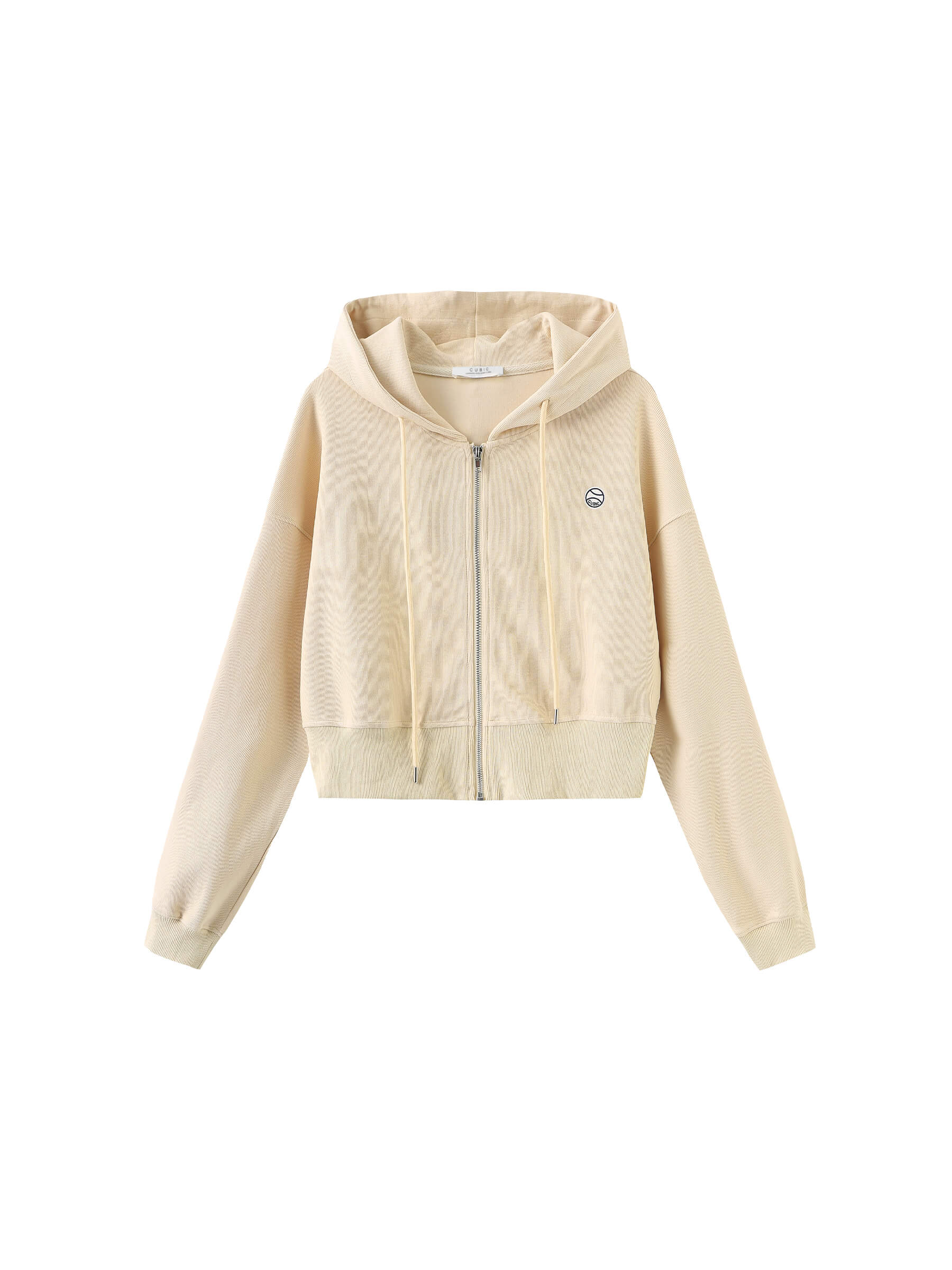 V-Neck Zip Up Hoodie-15