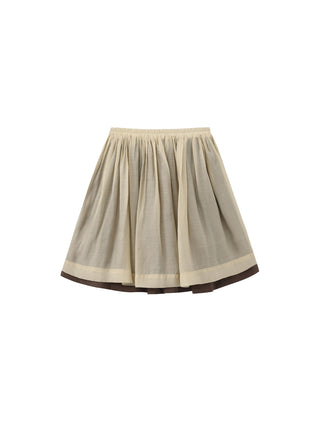 CUBIC Chic Lyocell Tiered Flare Skirt(Pre order: 30 days)