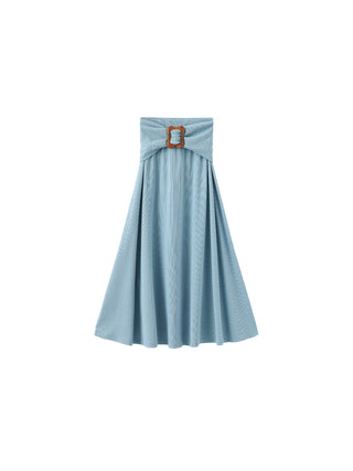 Convertible Strapless A-Line Dress & Skirt