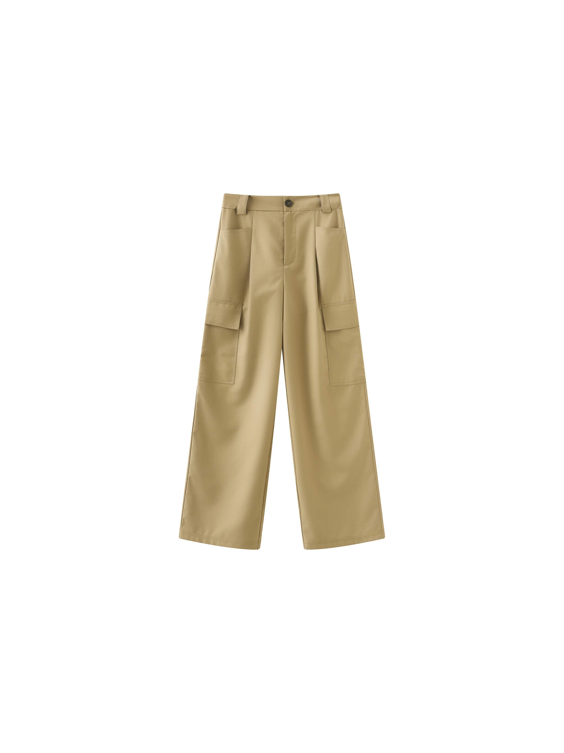 Straight Leg Cargo Trousers-15
