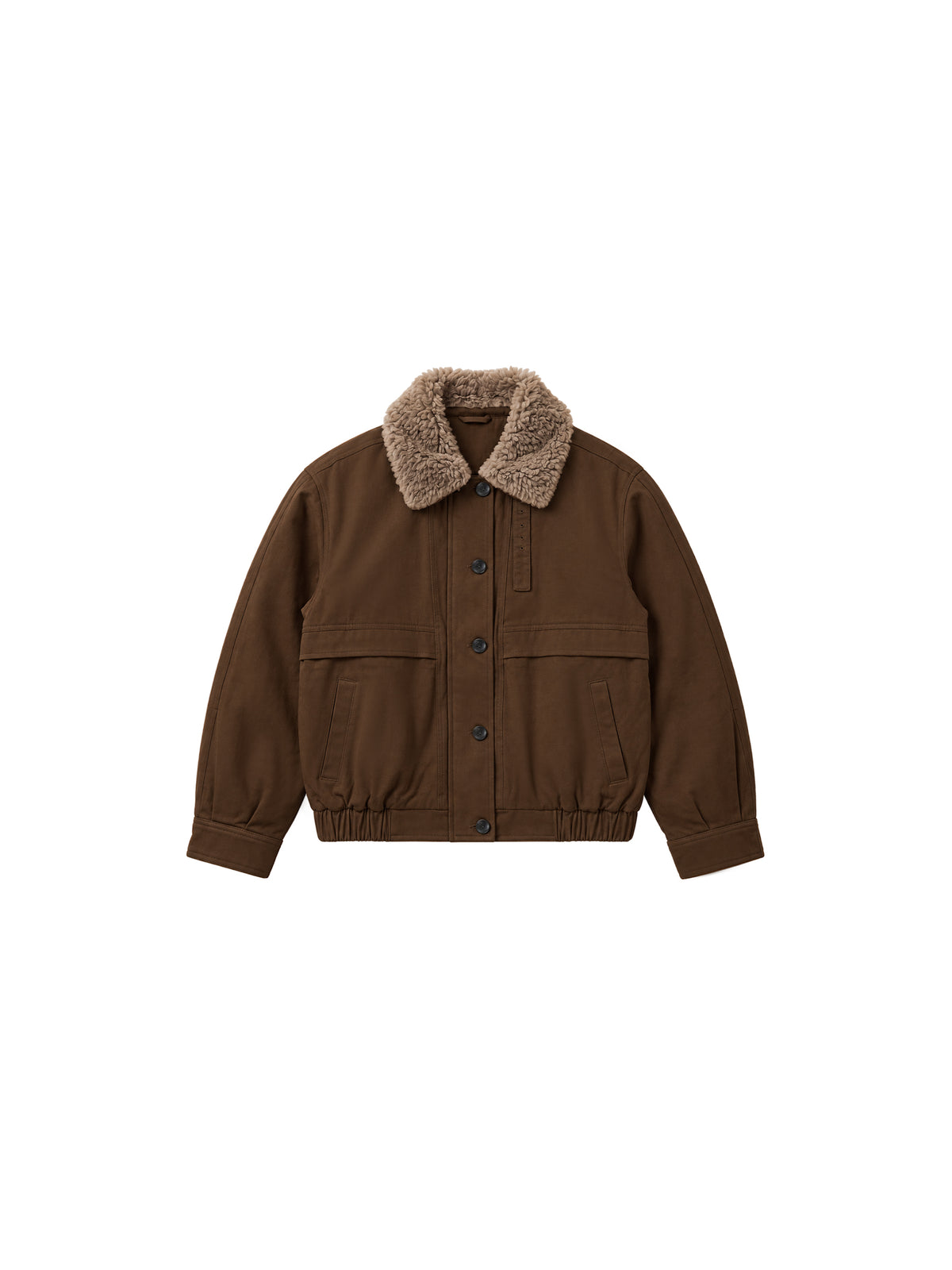 CUBIC Detachable Faux-Fur Collar Down Jacket-13