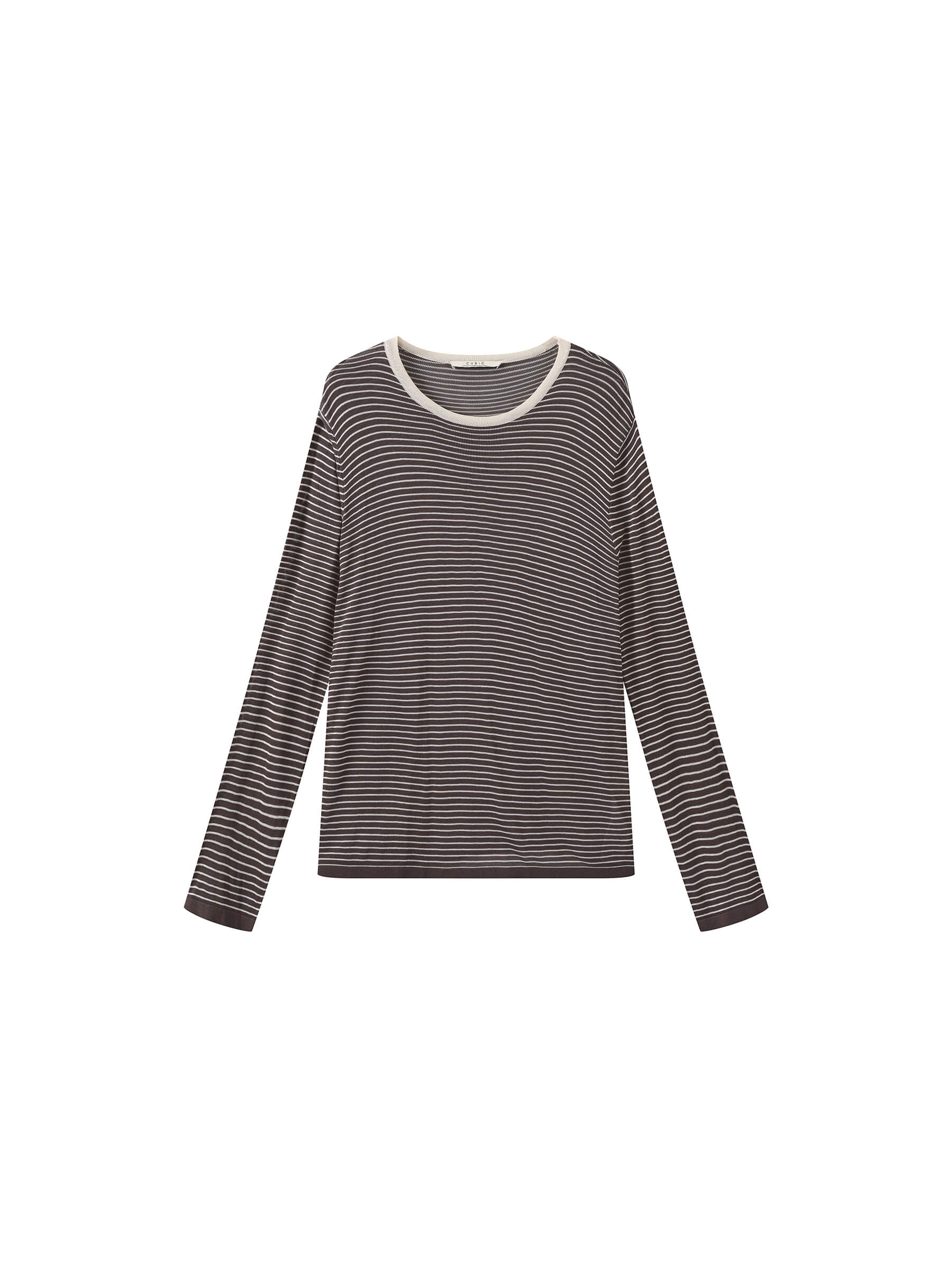 ONE BY CUBIC Thin Stripped Knitwear Jumper-15