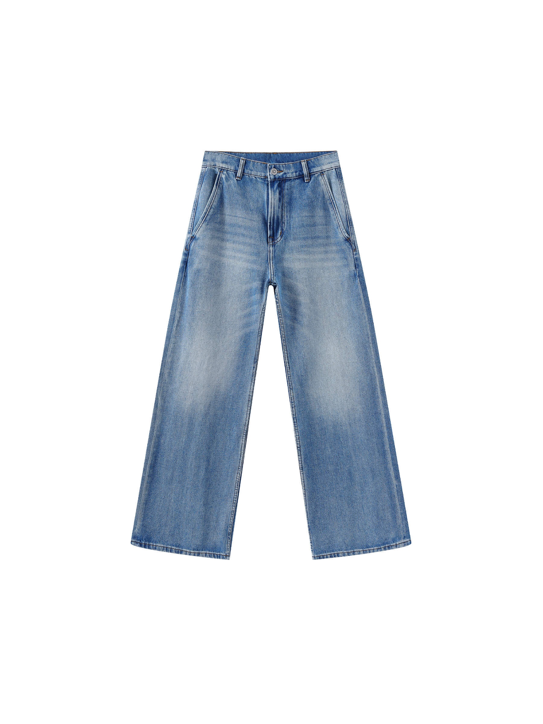 High Waisted Washed Out Boyfriend Jeans-13