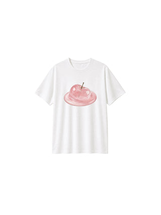 CUBIC Apple Print Oversized T-shirt