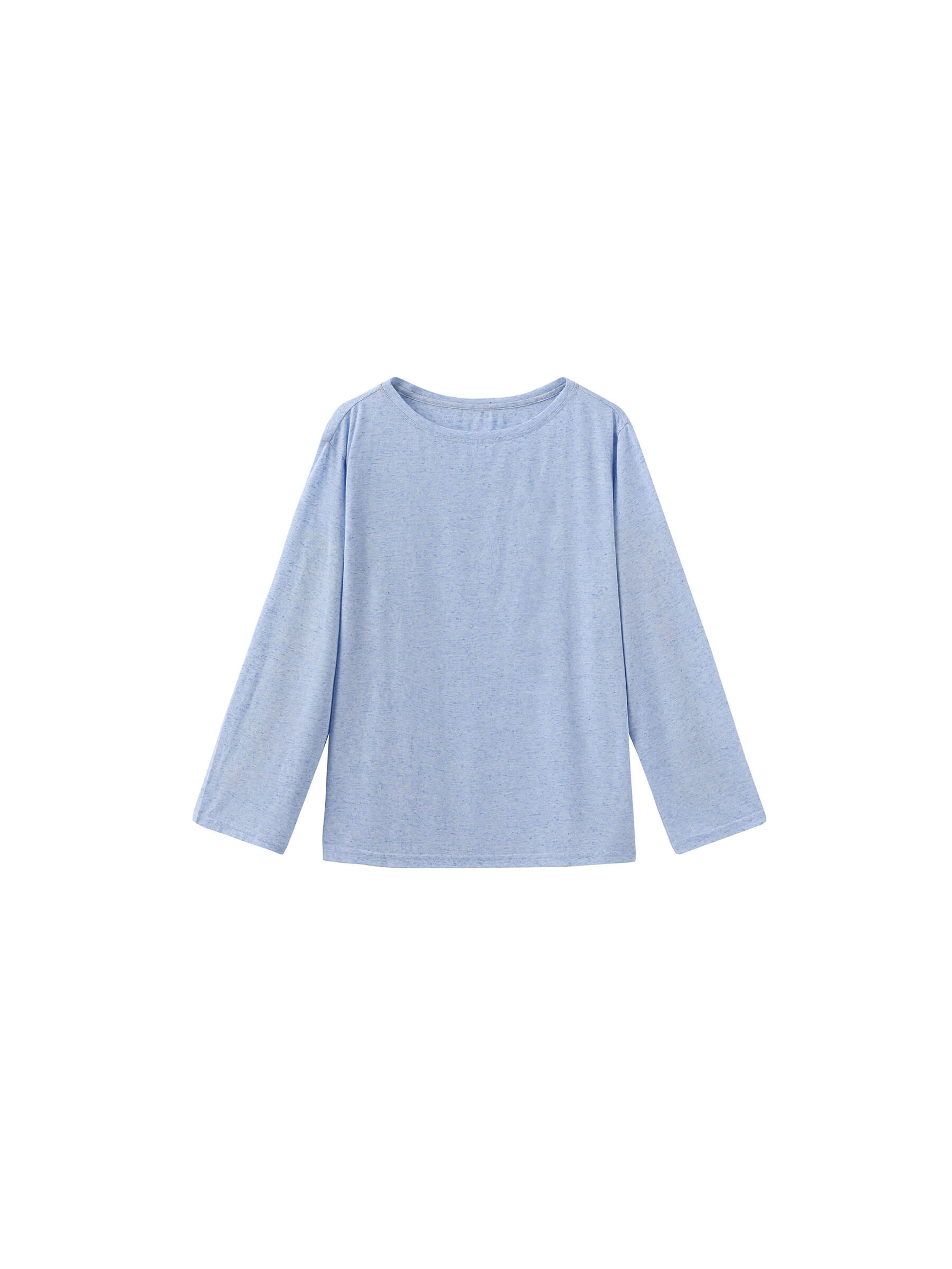 Loose Crew Neck Long Sleeve Knit Top-15