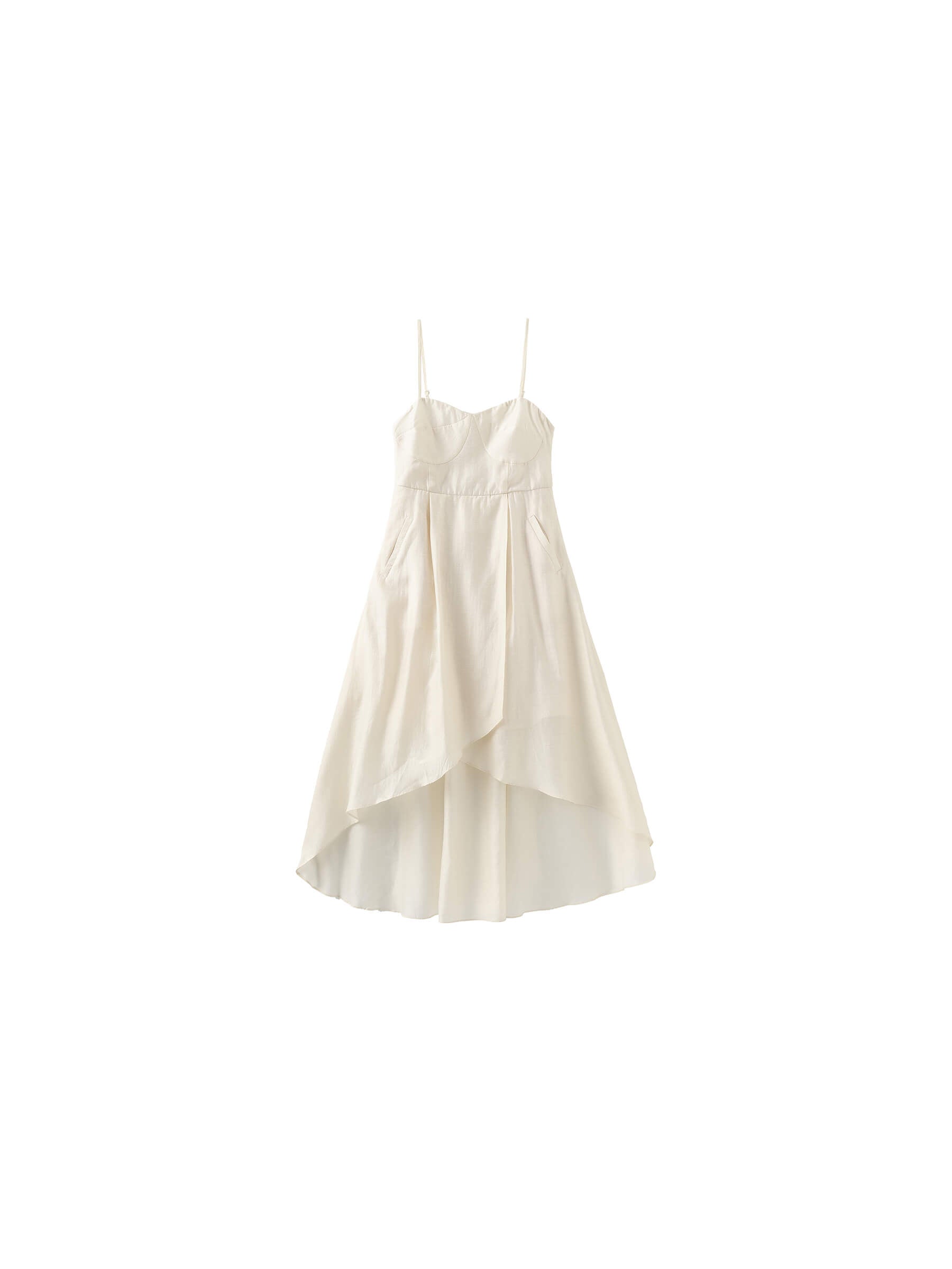 High-low Hem Sling Dress-15