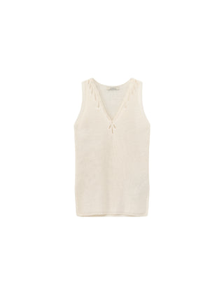 CUBIC Paperfeel V-Neck Tank Top