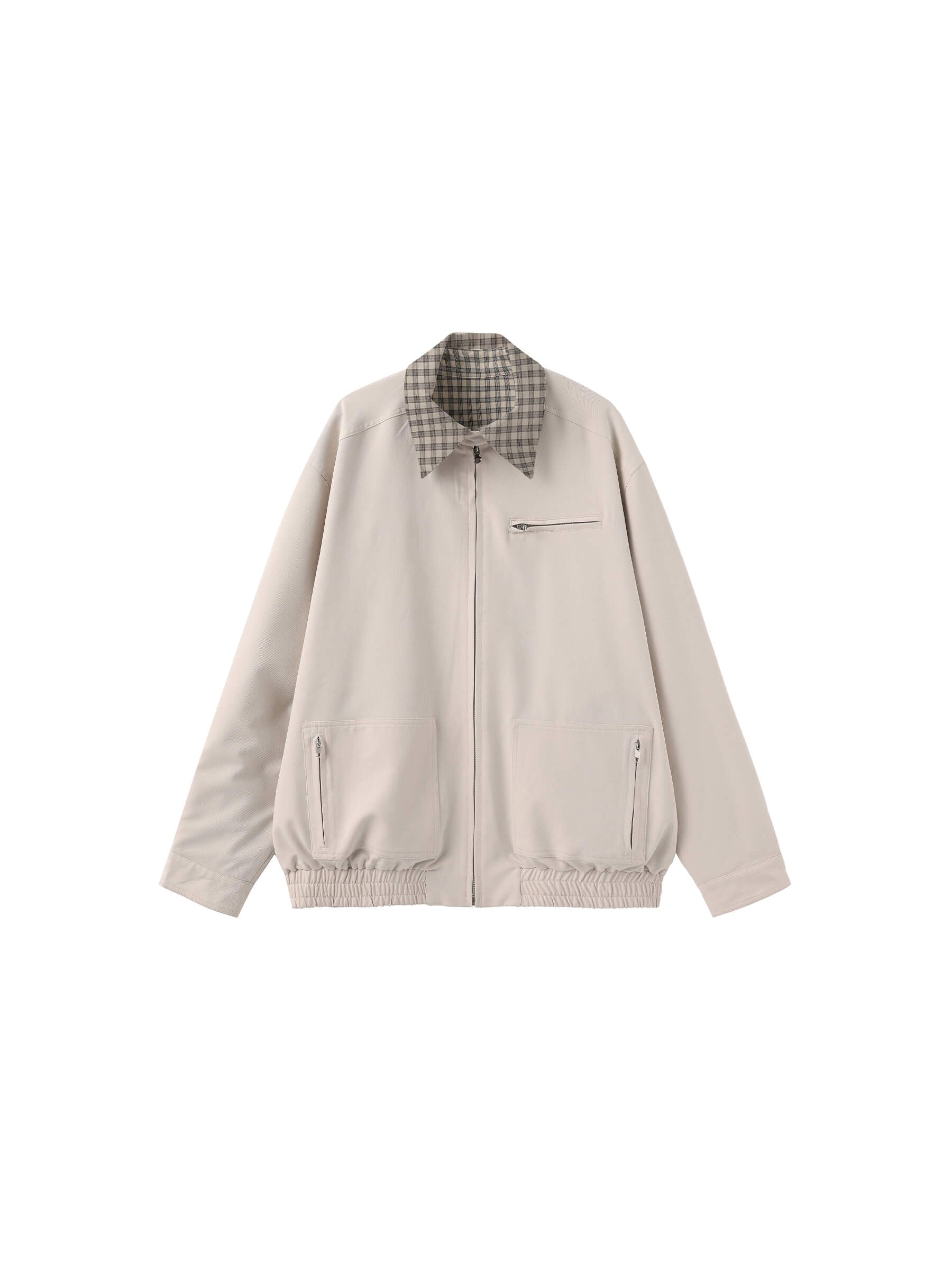 Reversible Jacket with Color-Block Collar-15