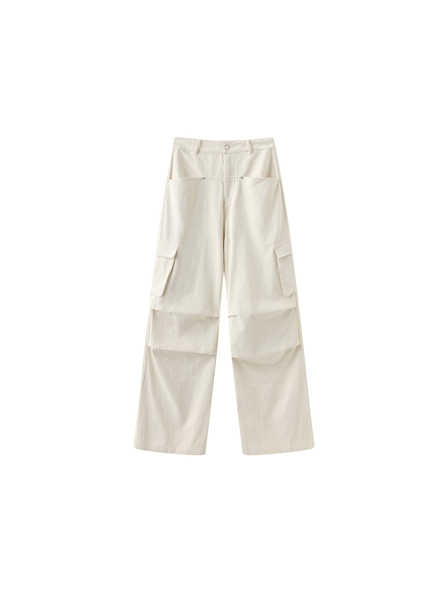 Pure Cotton Twill Cargo Trousers-14