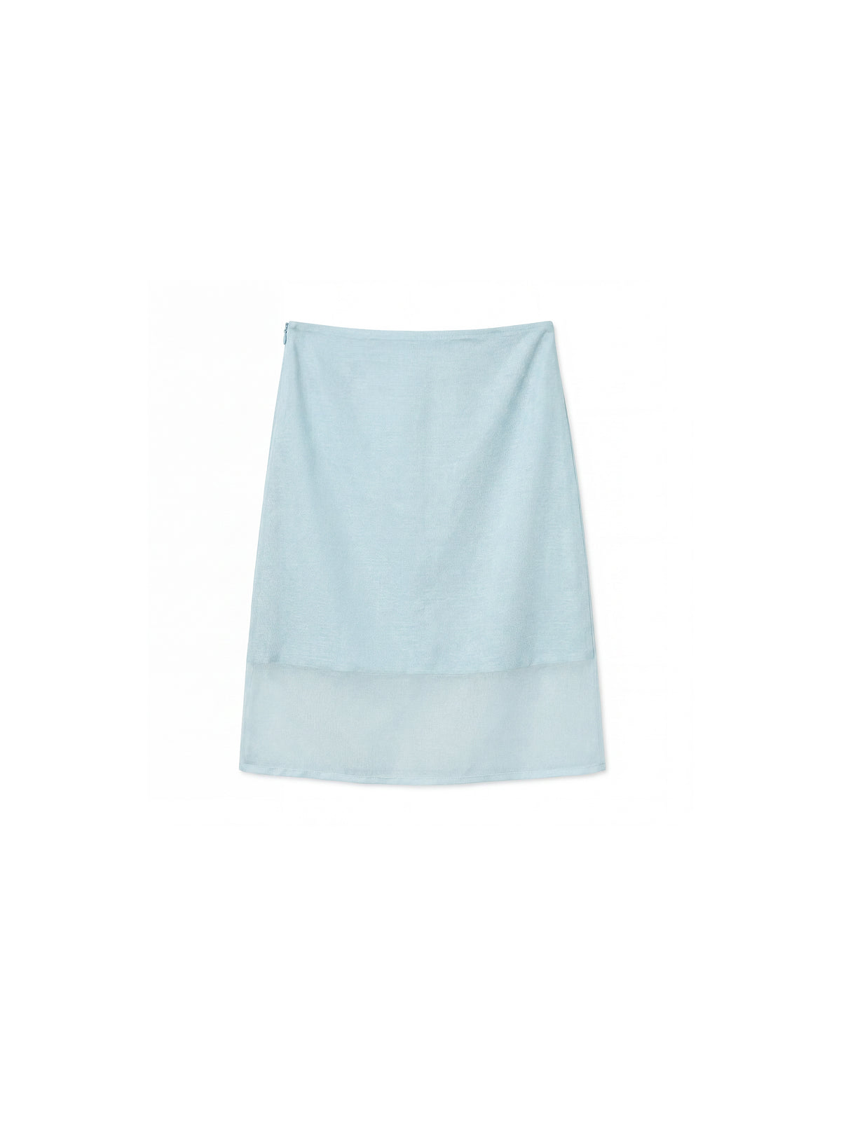 CUBIC  Lyocell Semi-Sheer Pencil Midi Skirt-13