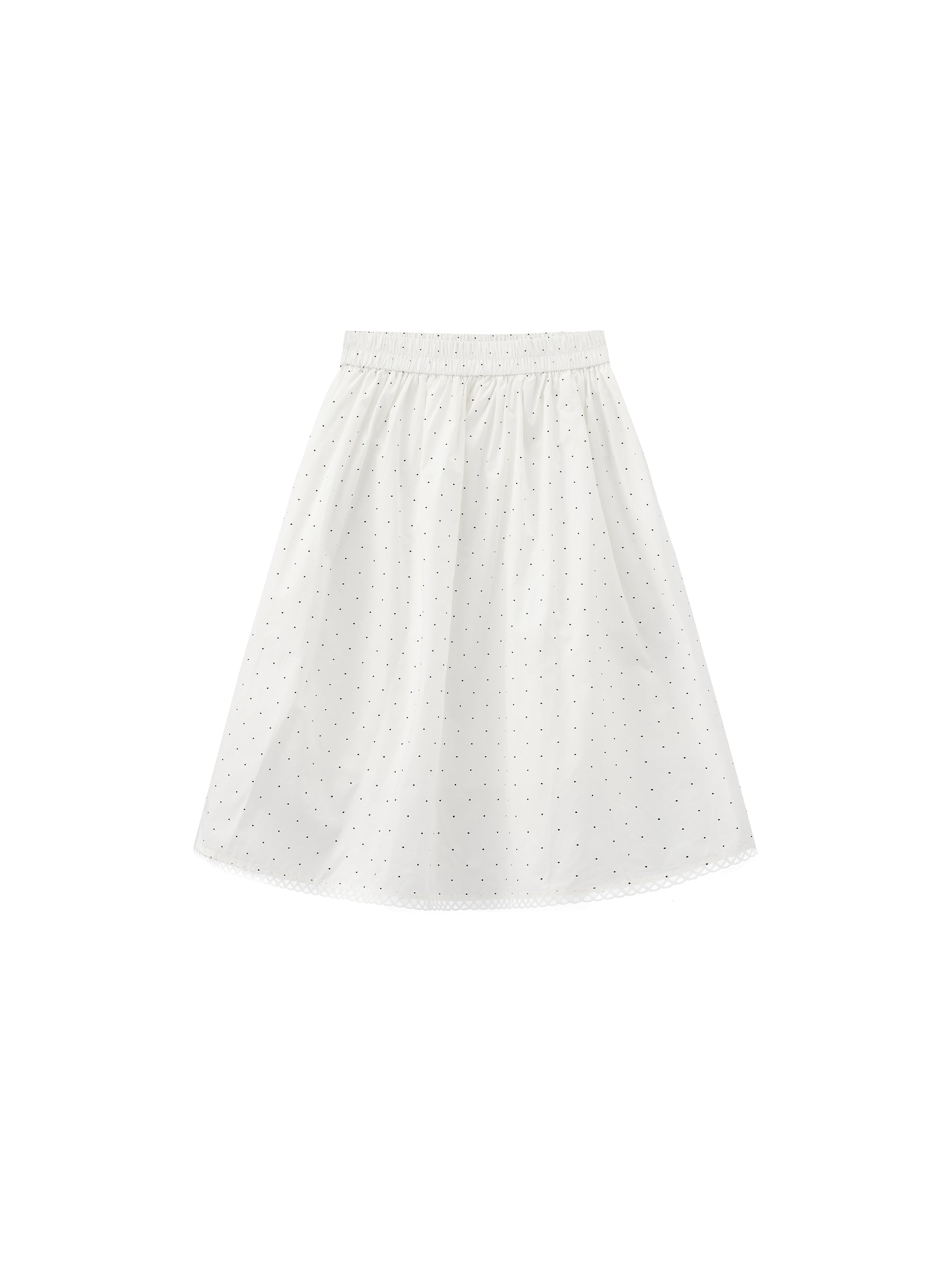 CUBIC Chic Polka Dot Lace Trim Skirt(Pre order: 7 days)-13