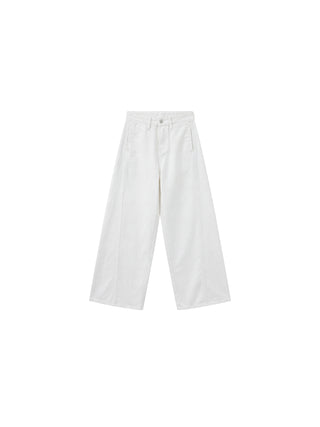 CUBIC Minimalist Wide-Leg Trousers