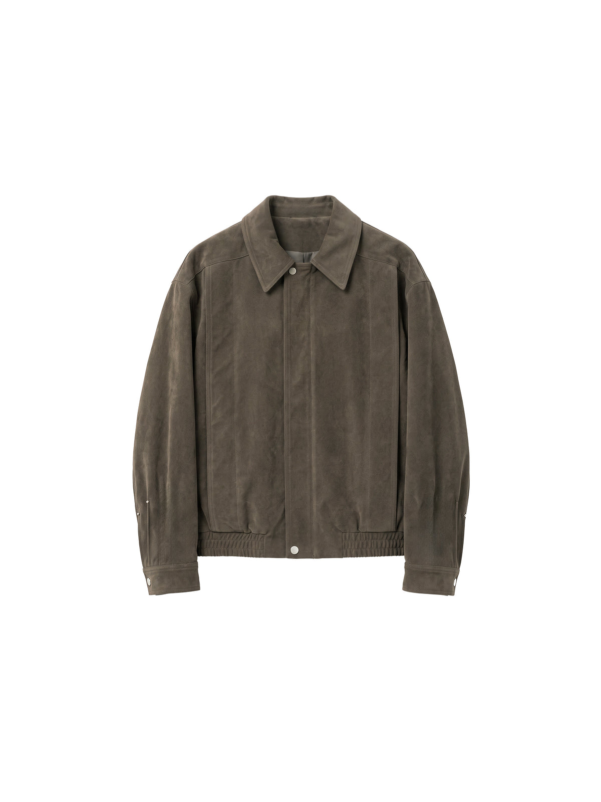 CUBIC Relaxed Zip-Up Blouson Jacket-13