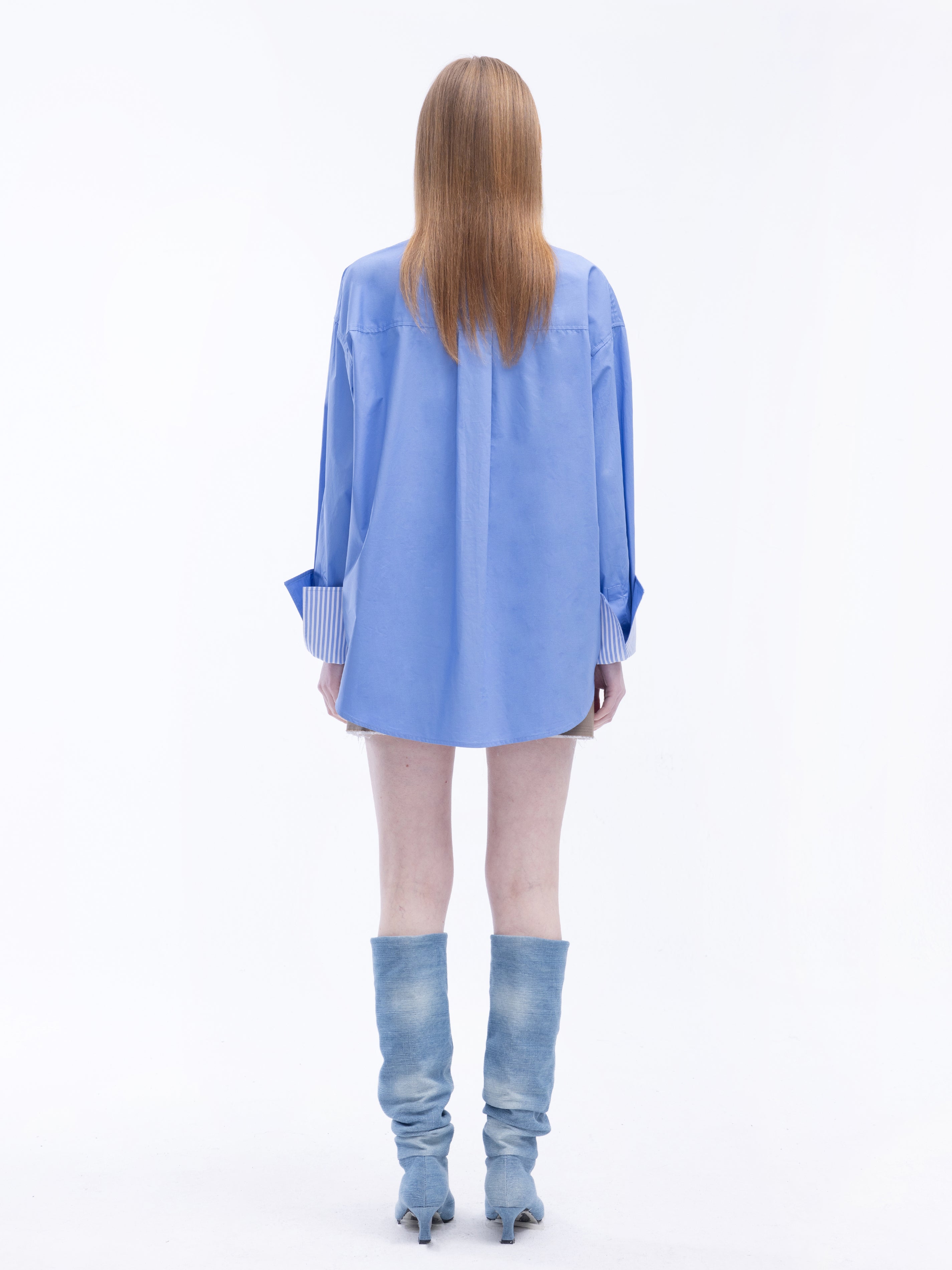 Classic Shirt with Turn-Up Cuffs-17