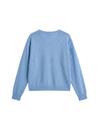 CUBIC Relaxed V-Neck Knit Cardigan