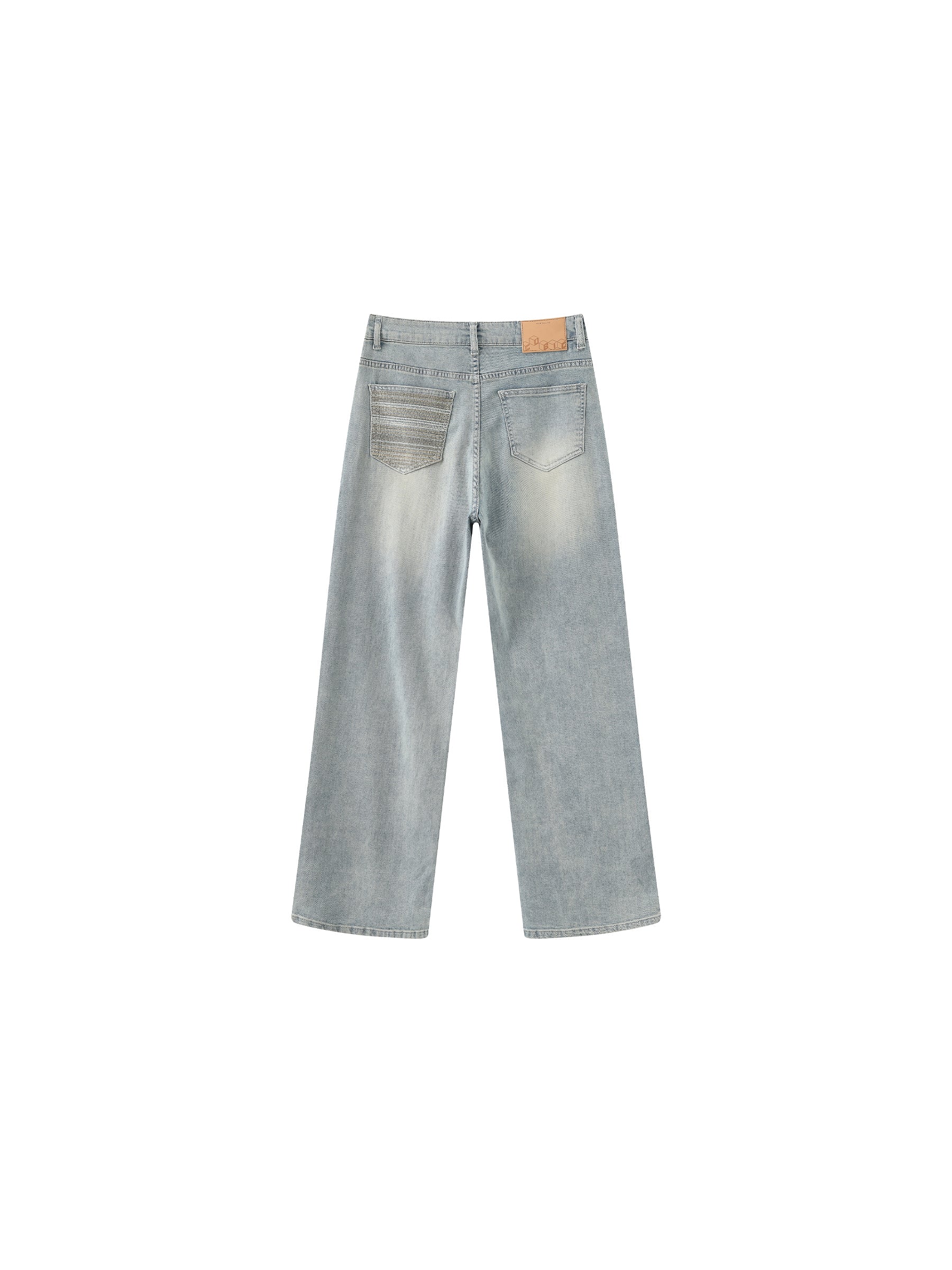 High Waisted Wide Leg Jeans-13