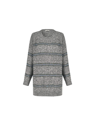 Striped Long Oversized Sweater