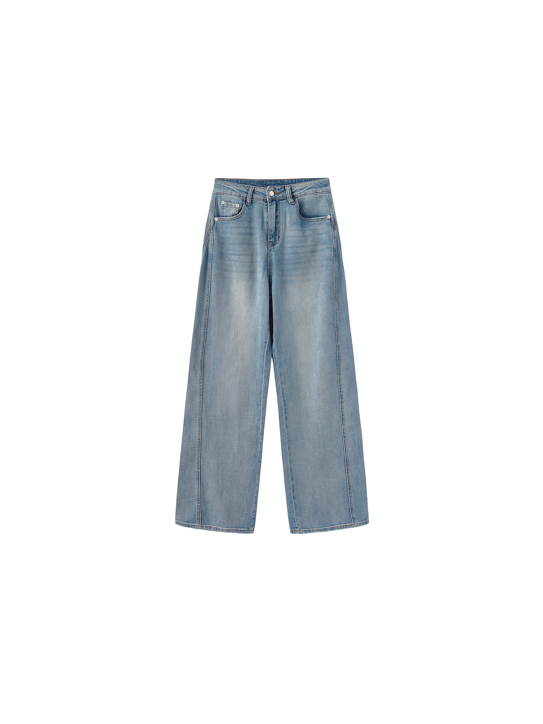High-Waisted Wide-Leg Straight Jeans-15