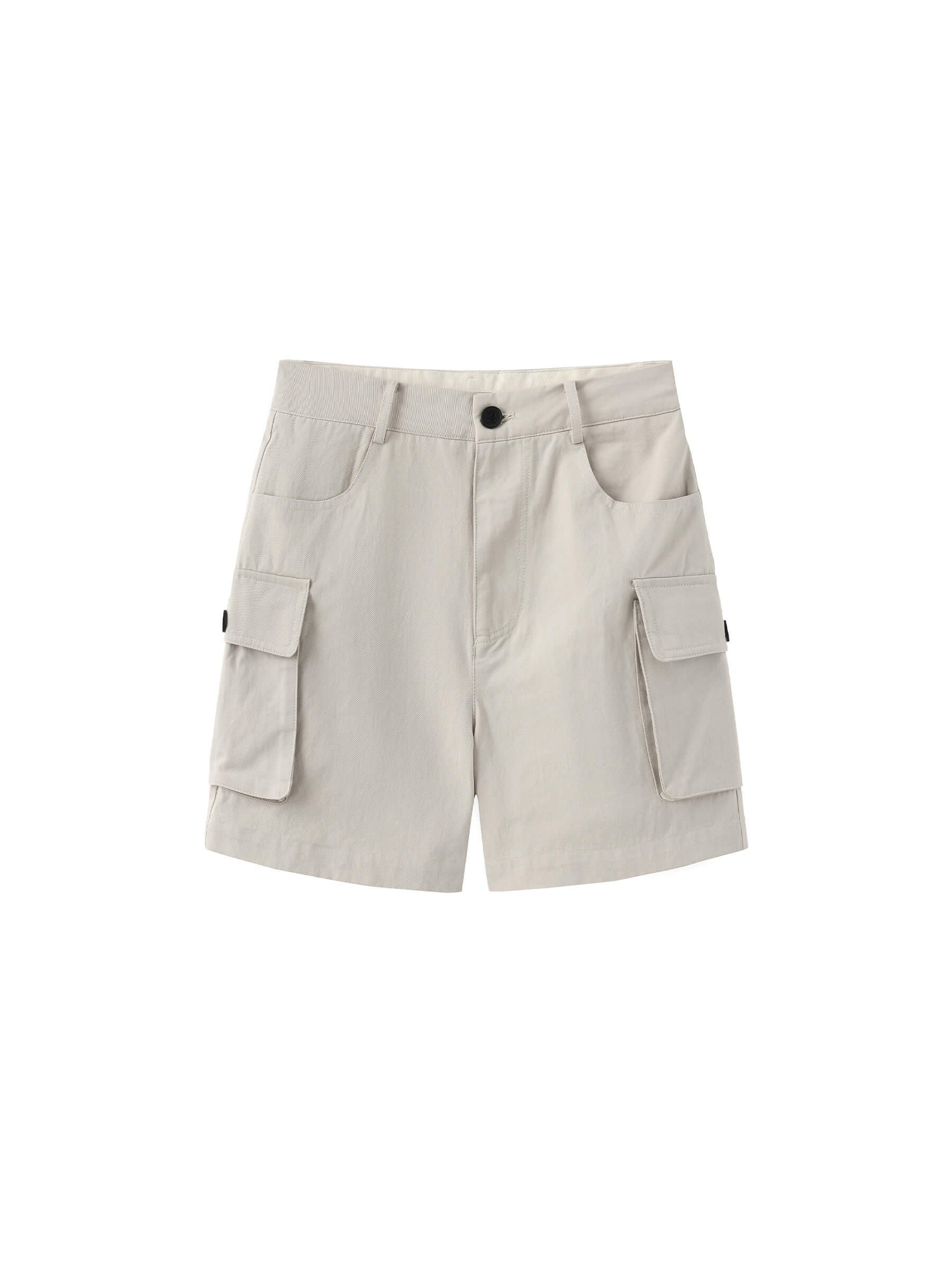 100% Cotton Casual Utility Straight-Leg Shorts-15