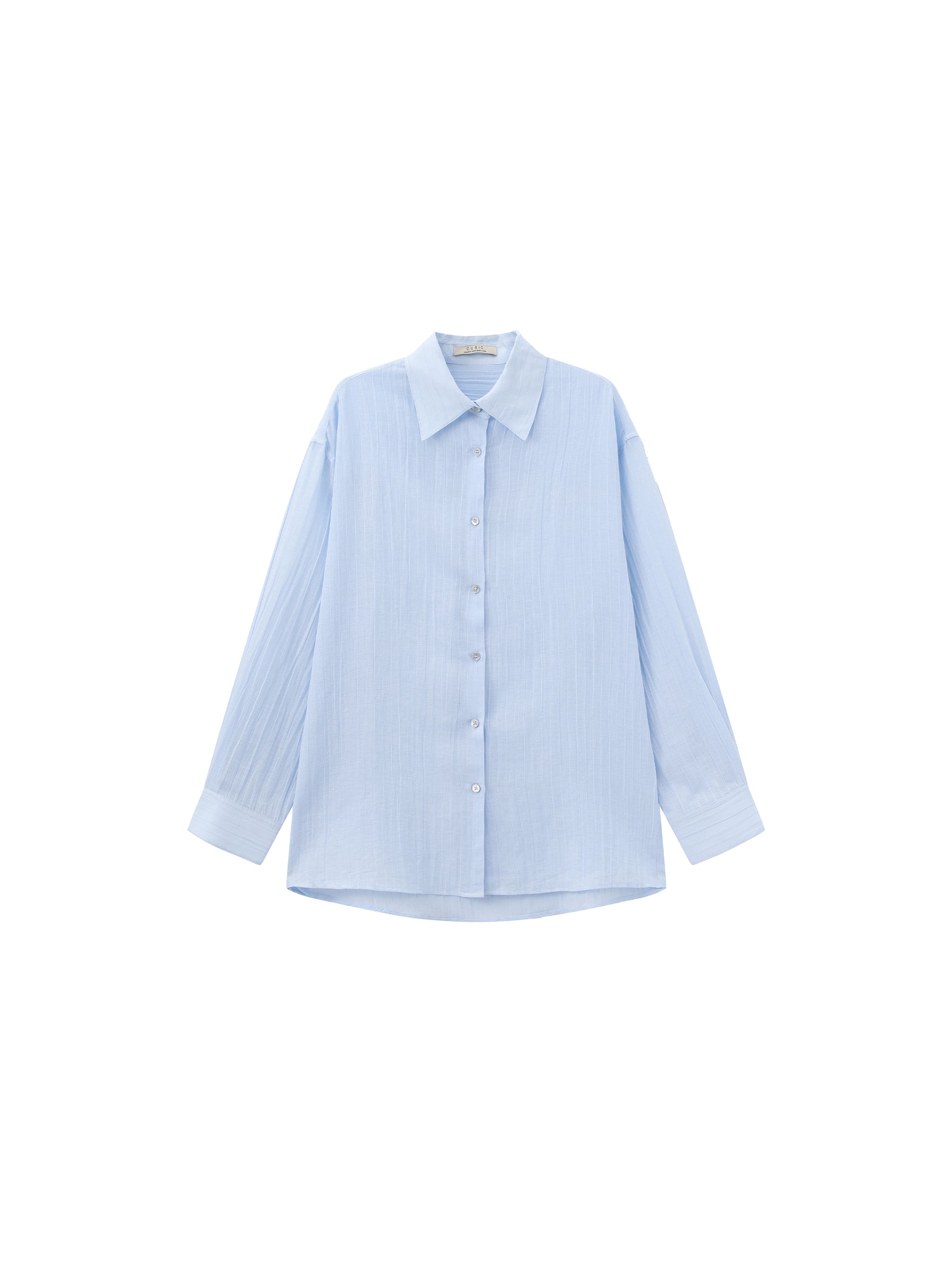 CUBIC Ramie Lightweight Long-Sleeved Shirt-13