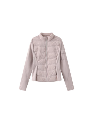 Slim-Fit Panelled Lightweight Down Jacket