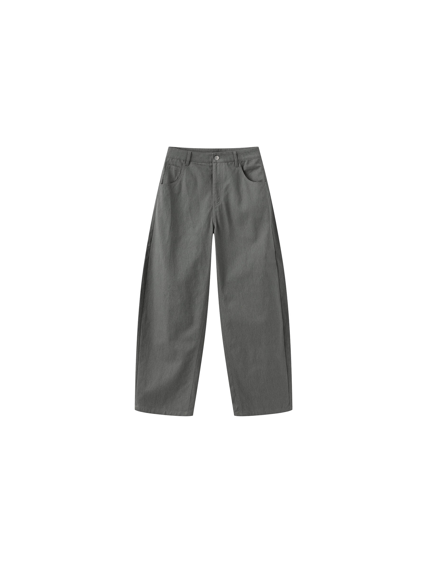100% Cotton Draped Oversized Wide-Leg Casual Pants-16